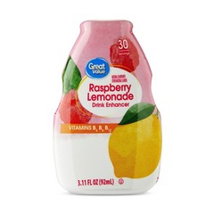 (2 pack) Great Value Raspberry Lemonade Liquid Drink Mixes, 3.11 fl oz