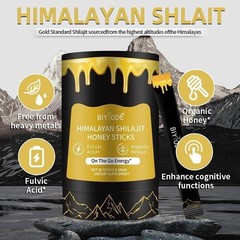 Pure Himalayan Shilajit Sticks –Organic Honey Infused, Lab Tested, Natural Sweet