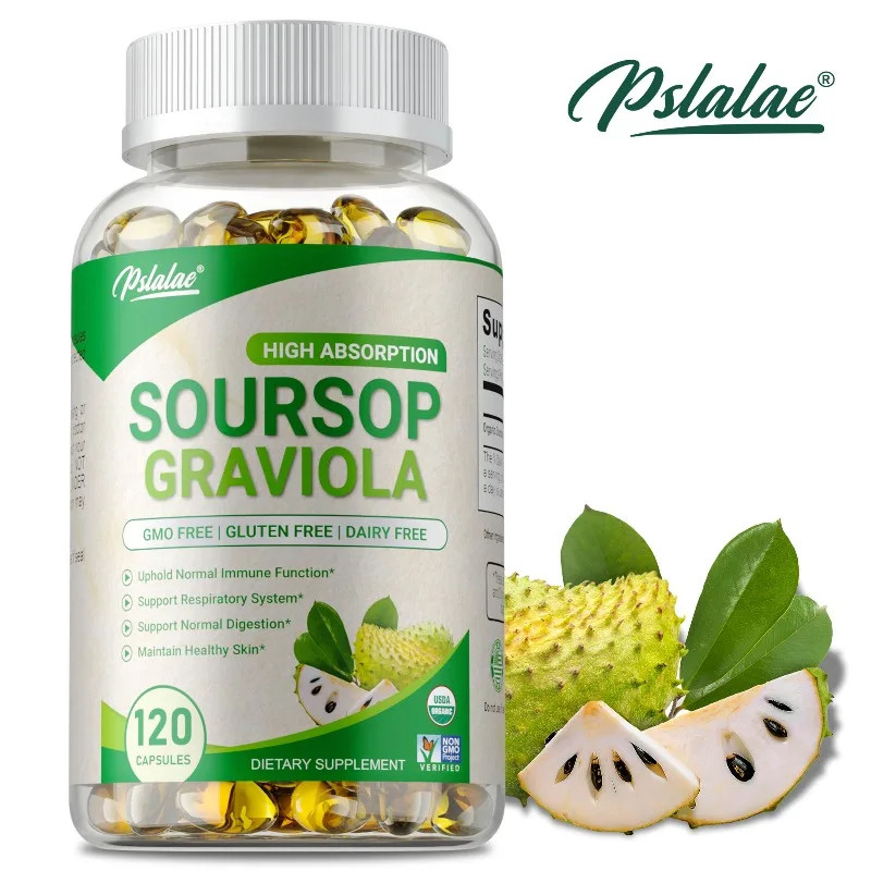 Soursop Graviola 120pcs – Increases Energy, Promotes Digestion and Cell Health