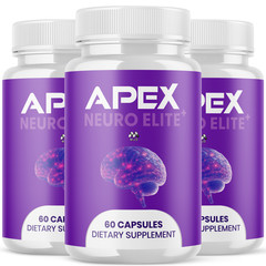 (3 Pack) Apex Neuro Elite Advanced Brain Health Support Supplement 180 Capsules