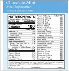 NSN Chocolate Mint Pudding Shake Meal Replacement