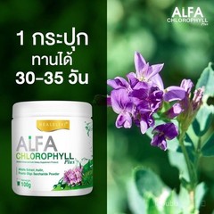 4 X Real Elixir Alfa Chlorophyll Plus 100% Natural Fiber Drink 100 g