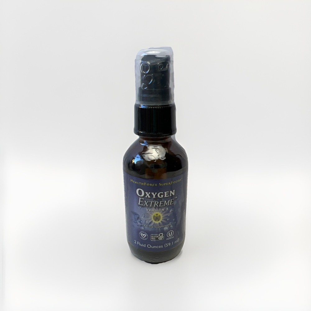 Oxygen Extreme Version 3 Liquid Spray Supplement HealthForce SuperFoods EX 06/27