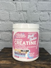 Women’s Creatine Powder w/ BCAAs, Collagen, Inositol – Clean Nutra Shelf Builder