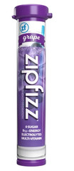 Zipfizz Multi-Vitamin Energy Hydration Drink Mix, 30 Tubes, GRAPE
