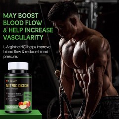 Nitric Oxide Booster Extra Strength, L Arginine 3X Strength Nitric Oxide Support