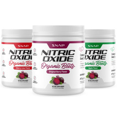 Nitric Oxide Organic Beet Root Powder Beets, Heart & BP Support 3 Flavor Options