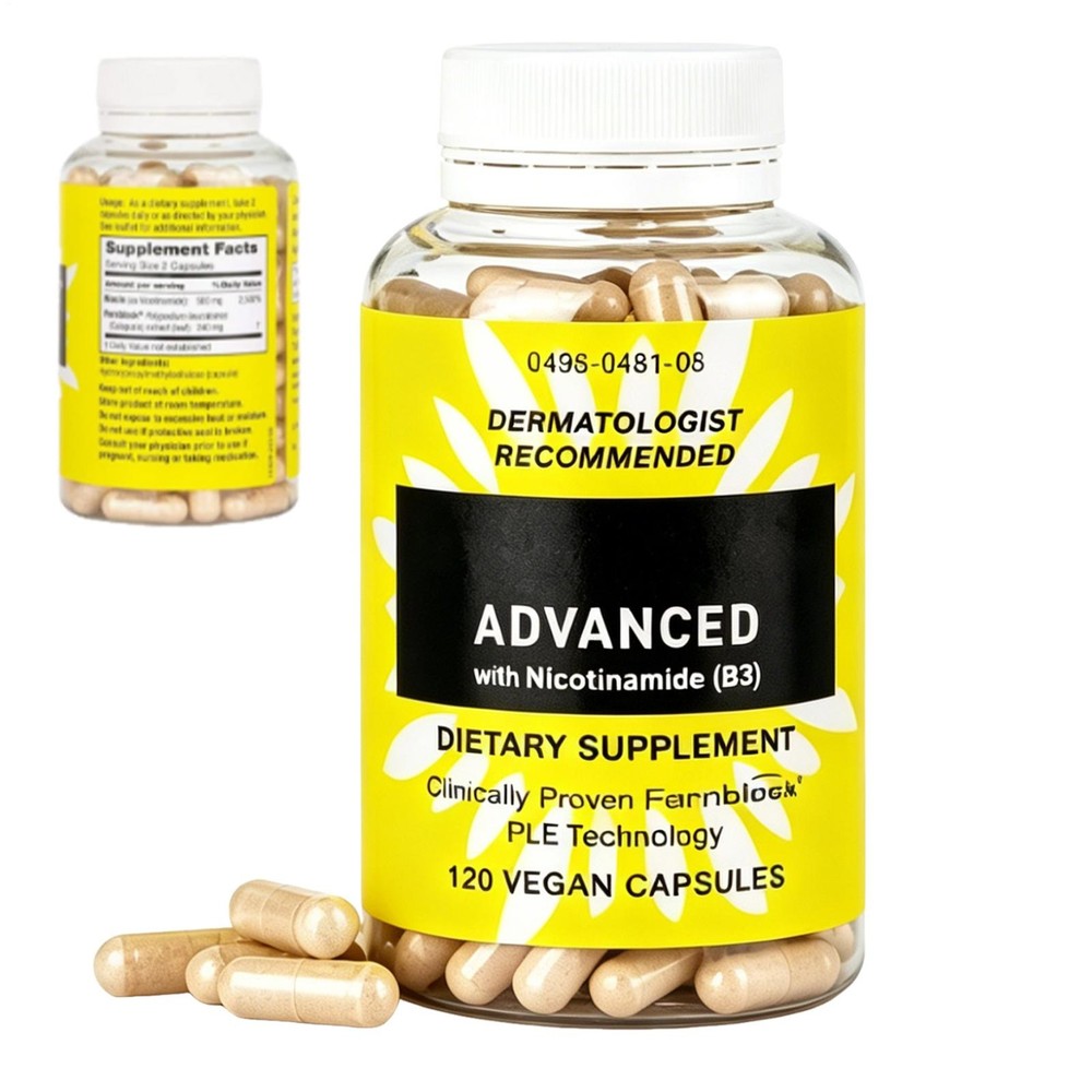 HELIOCARE Advanced Nicotinamide B3 Healthy Skin Vegan Capsules – 120 Count