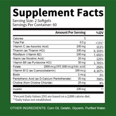 Vitamin B Complex Supplement – Super B Vitamin, Immune Boost, Energy, Metabolism