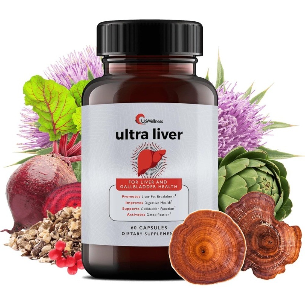 1pack UpWellness Ultra Liver Supplement, Support Liver and Gallbladder Function