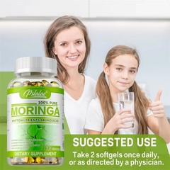 Moringa 240pcs – Boosts Metabolism, Promotes Skin, Hair and Intestinal Health