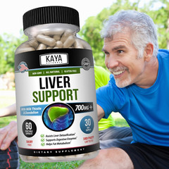 3x Liver Support 60ct Milk Thistle Dandelion Root Zinc Beetroot Detox Cleanse