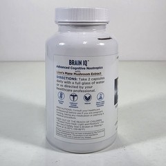 Relaxium Brain IQ Cognitive Support Memory Focus Clarity 60 Capsules EXP 10/2027