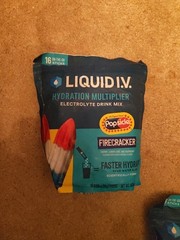 Liquid IV Hydration Multiplier, 16 Serving Stick Packs Firecracker (EXP N/A)