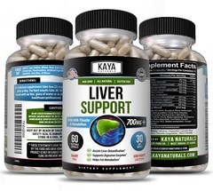 3x Liver Support 60ct Milk Thistle Dandelion Root Zinc Beetroot Detox Cleanse
