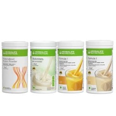 HERBALIFE COMBO (PROTEIN 400GM, SHAKEMATE, MANGO + VANILLA) BEST PRICE