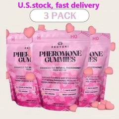 3PCS Pheromone Gummies – Enhances Your Natural Pheromones From Within – 60 Count