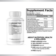 Lean Bliss- Blood/Weight Support- 5 Bottles- 300 Capsules