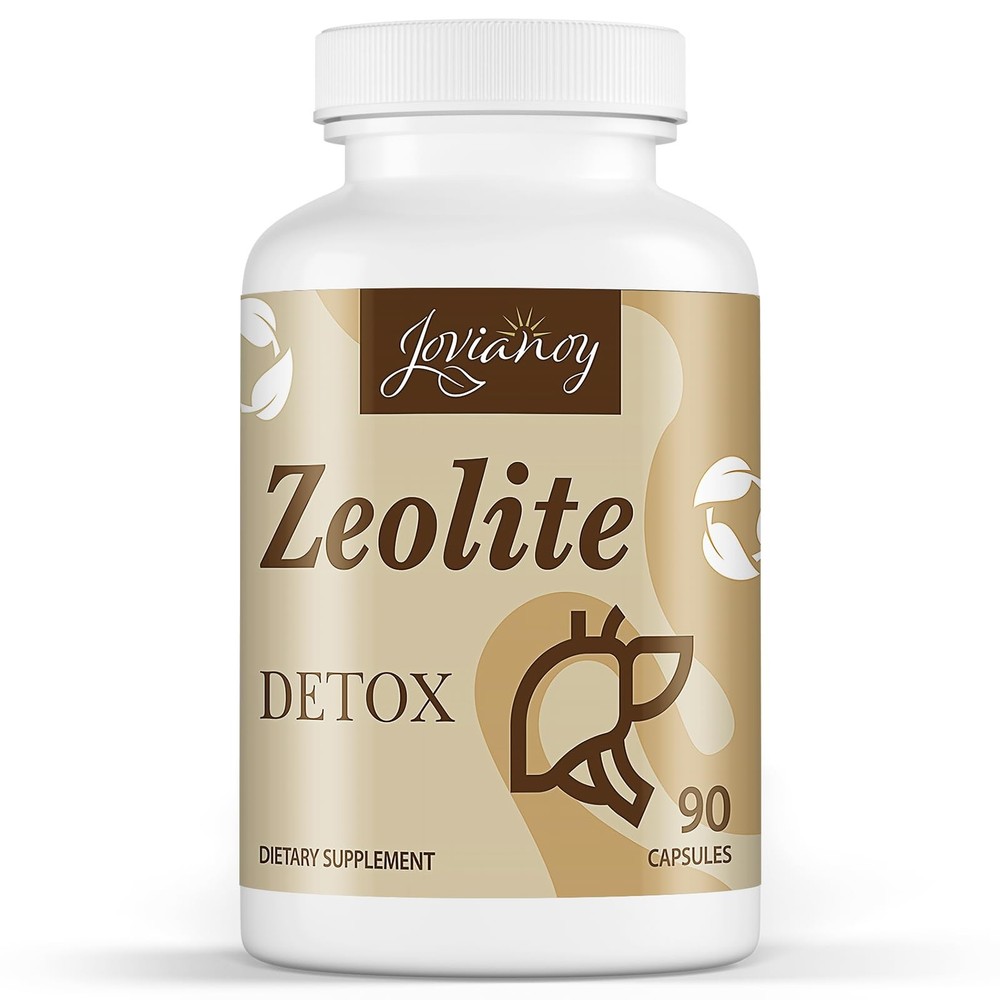 Detox Capsules with Zeolite, Activated Charcoal & Bentonite Clay – 90 Count