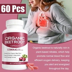 Beetroot Capsules Promotes Blood Circulation & Lasting Energy for Daily Wel R7G4