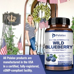 Wild Blueberry Extract Whole Fruit – Antioxidant, Anti-Aging, Brain & Eye Health