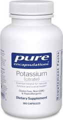 Pure Encapsulations Potassium Citrate 180 Capsules Supports Electrolyte Balance