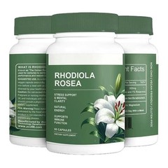 Rhodiola 2-Pack Rosea Capsules – Floraviva for Energy, Focus, Mood
