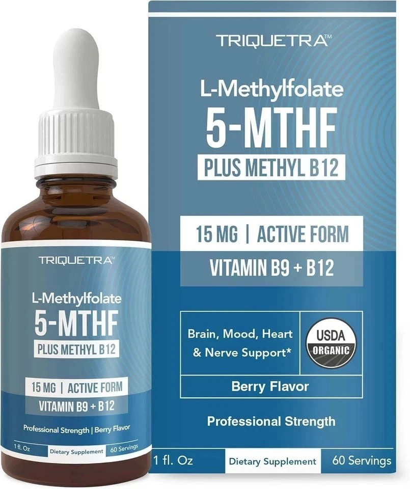 L-Methylfolate 5-MTHF Additional Methyl B12 15 MG Active Formula B9/