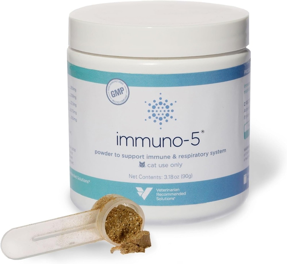 Immuno-5 Immune Respiratory Support Powder for Cats from Veterinarian Recomm…