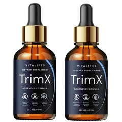 2 Pack – TrimX for Weight Loss, Premium Slim Drops Fat-Burning Support (2 fl oz)