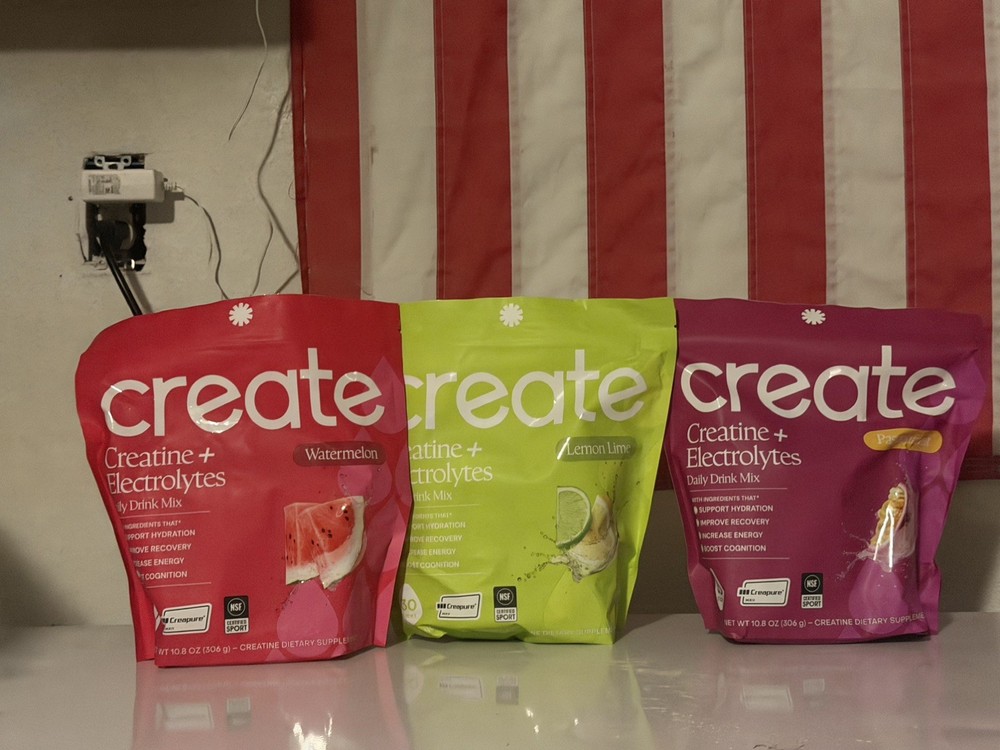 Create Creatine + Electrolytes Drink Mix Variety Pack 90 Sticks