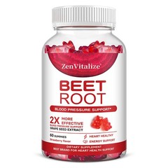 Beet Root Gummies with Grape Seed – Boost Circulation, Energy & Exercise Stamina
