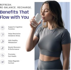 H2 Molecular Hydrogen Effervescent Water Tablets with Magnesium 12PPM Unflavored