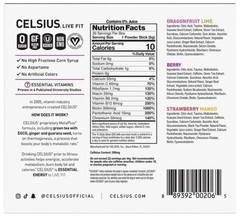 Celsius Essential Energy, Zero Sugar, Assorted Flavors, 30 Energy Powder Sticks