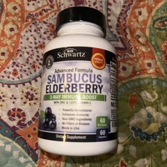 BioSchwartz Sambucus Elderberry Immune Boost 60 Caps Exp 8/2026