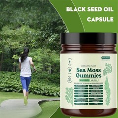 16 in 1 Sea Organic Moss Gummy | Irishmoss Extract 6000Mg | Green Apple Flavor.