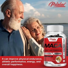 Maca Root Capsules Black Red Yellow Maca Herbal Supplement for Men Women