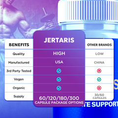 (3 Pack) Jertaris Pills Advanced Prostate & Bladder Support Formula 180 Capsules