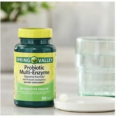 Spring Valley-Probiotic Multi-Enzyme, 200c. Exp:05/2026 Or Later