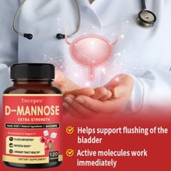 D-MANNOSE WITH CRANBERRY EXTRA – Flush Impurities, Healthy Urinary Tract Support