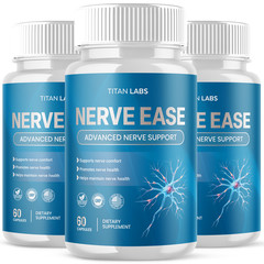 (3 Pack) Nerve Ease Nootropic Nerve Support Max Supplement NerveEase 180 Capsule