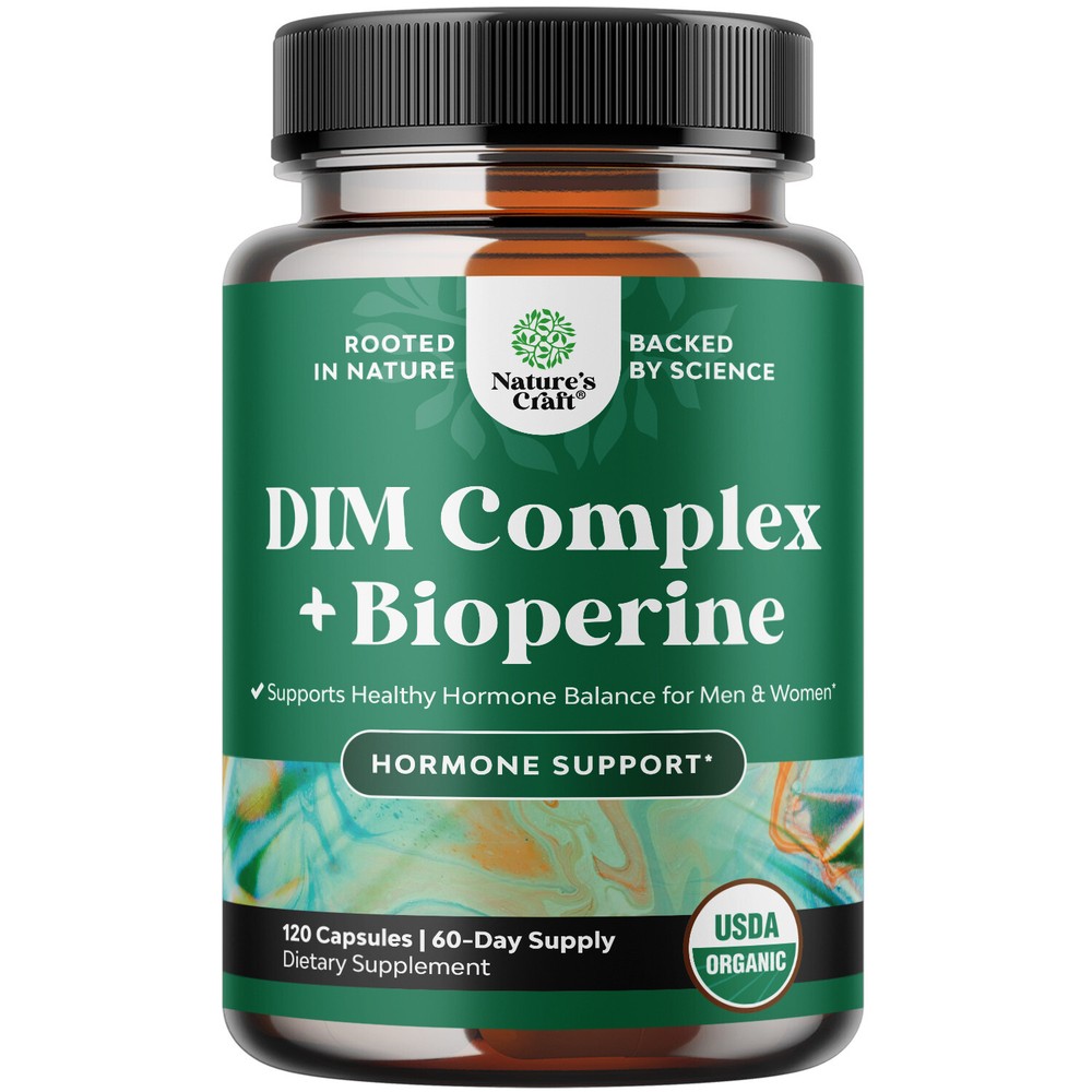 Extra Strength Diindolylmethane DIM Supplement – Men and Womens Hormone Balance