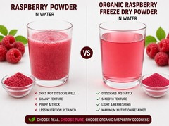 Freeze Dried Raspberry Powder Organic Superfood Non GMO Gluten Free Vegan 1.1lb