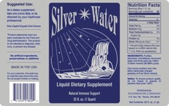 Silver Water Colloidal Silver, 3 pack, 3 ppm, 96 fl oz.