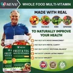 60PCS Fruits and Veggies Supplement Balance of Daily Nature Fruits Vegetables