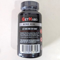 GETHARD™ Male Performance + MULTIVITAMIN Increase Size Strength 30 Ct Exp 3/2029