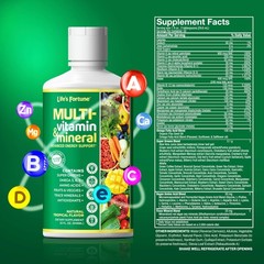 Life’s Fortune Liquid Multivitamin for Adults and Seniors – Fast Absorption V…
