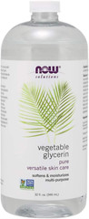 Now Solutions Vegetable Glycerin, 100% Pure, Skin Care, Softening & Moisturizing