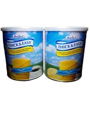 2 pack Hormel THICK & EASY INSTANT Food & Beverage Thickening Powder 8oz 08/2027
