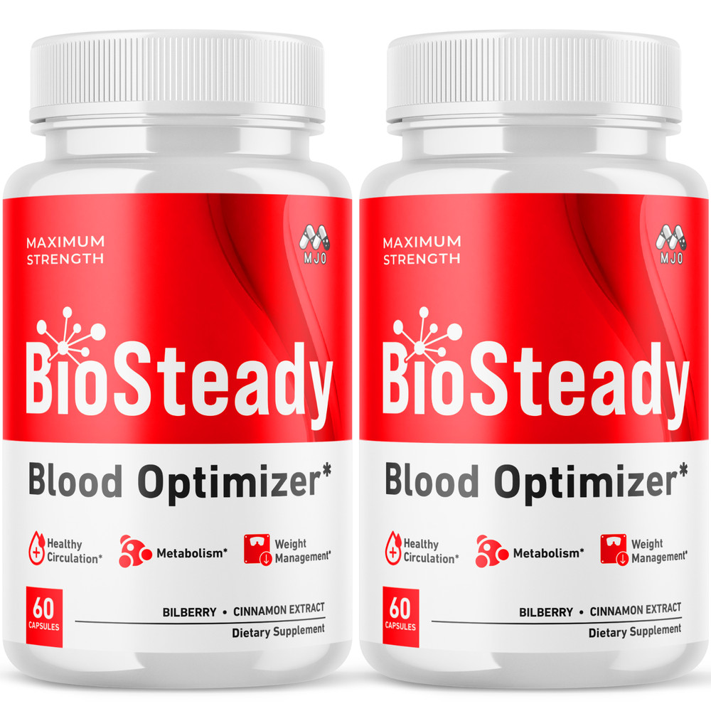 (2 Pack) Biosteady Advanced Support Blood Supplement Bio Steady 120 Capsules